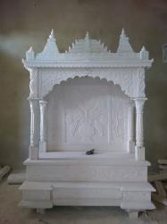 Pure White Marble Temples