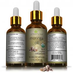 Moringa Oil: USDA Certified Organic Moringa Oleifera Seed Oil