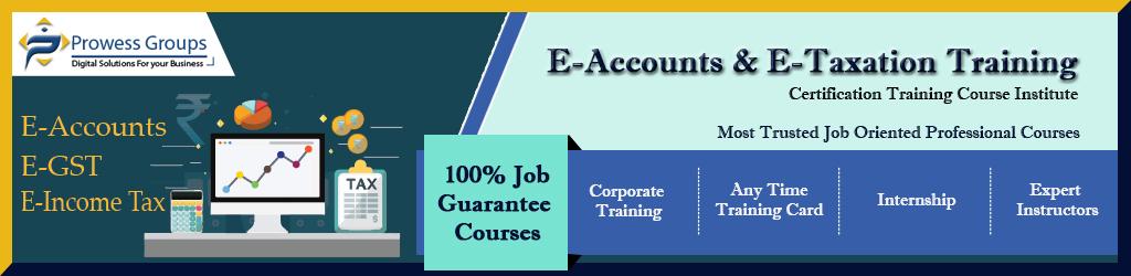E accounts & E taxation Training Course Noida-TrainingClass