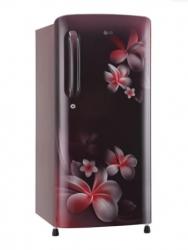 LG 5 Star Direct Cool Refrigerator (190 Ltr, Single Door, Scarlet Plumeria)