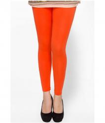 GM Clothing Ankel Length Orange Leggings