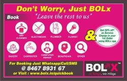 Electrician Services in Delhi NCR with BOLx